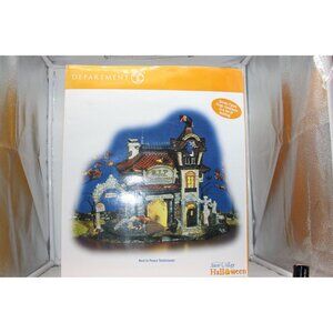 Dept 56 Halloween Village - Rest in Peace Tombstones - Animated